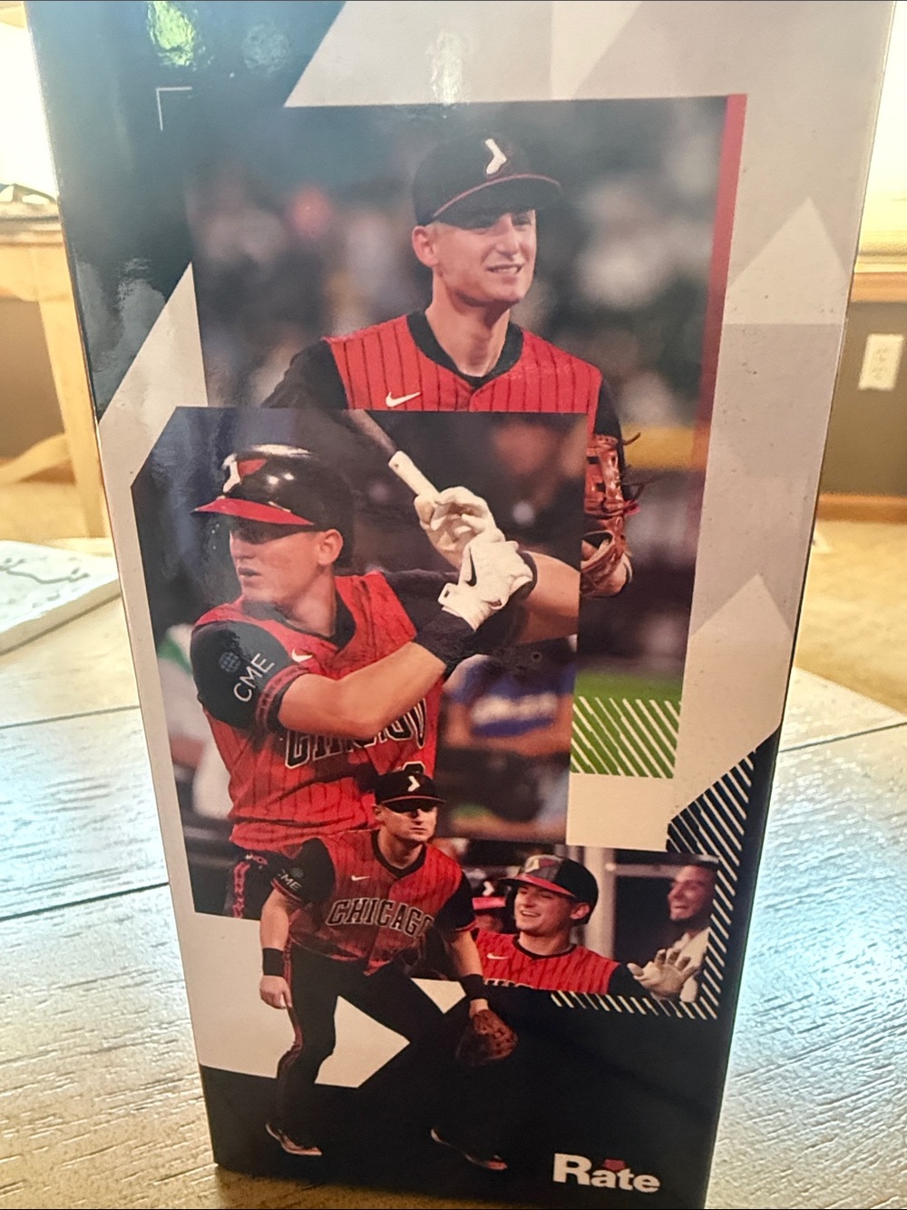 NIB Colson Montgomery Baseball Bobblehead - Red & Black uniform - Picture 3 of 6